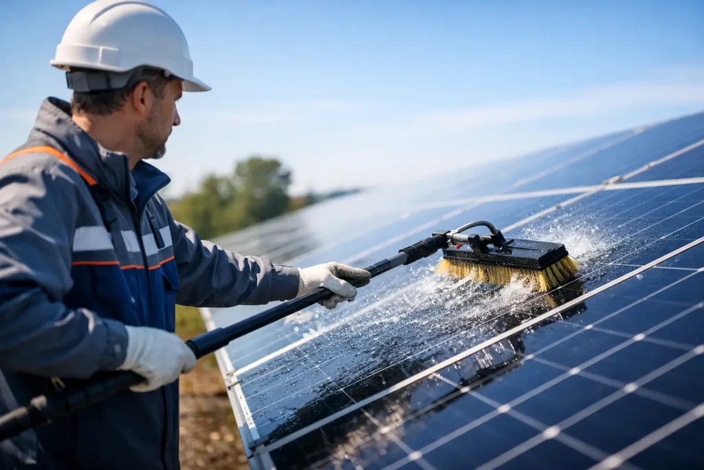 Cómo limpiar paneles solares sin perder rendimiento