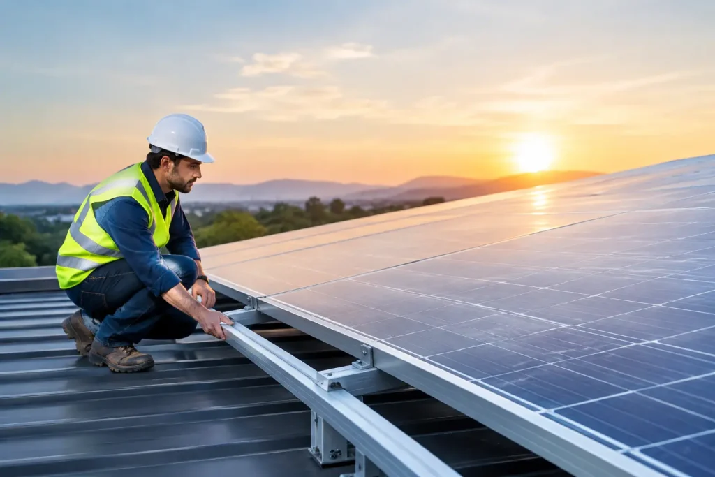Estructuras solares para techos y proyectos rentables